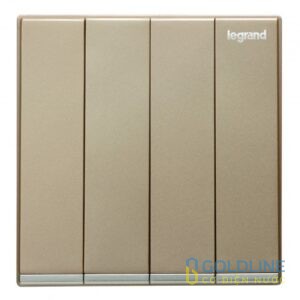 Công tắc bốn Legrand 1 chiều Galion 16A sâm banh | 282406-C2