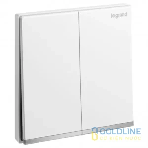 Công Tắc 2 Nút Galion 16AX Không Ký Hiệu Legrand Màu Trắng | 282491