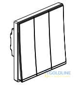 Công tắc ba 1 chiều Galion 16A màu trắng | 282404