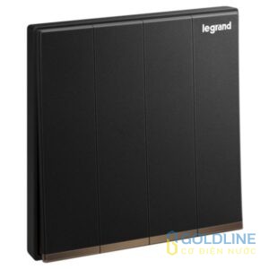 Công Tắc Bốn Galion 1W 16AX Đen Mờ | 282406-C