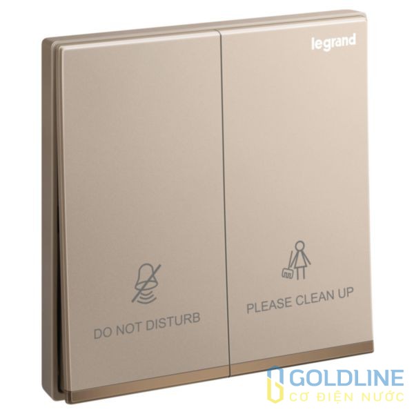 Công Tắc DND/CUR Galion 2G Vàng Đồng | 282416-C1 1 Công Tắc DND/CUR Galion 2G Vàng Đồng | 282416-C1