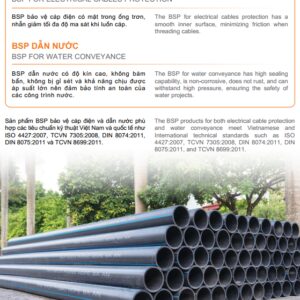 Ống nhựa phẳng HDPE BAAN