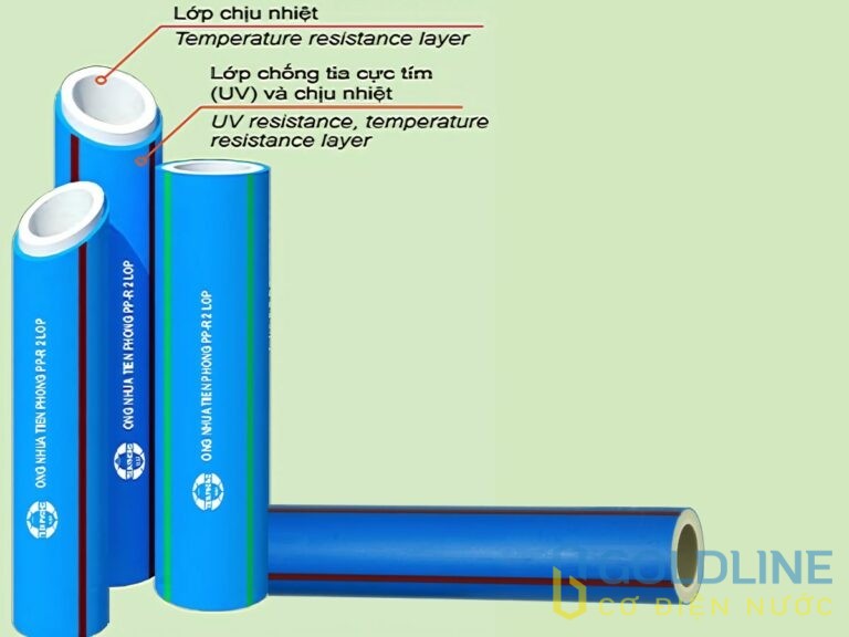 Ống nhựa và Phụ kiện PPR 2 lớp chống tia UV TIỀN PHONG