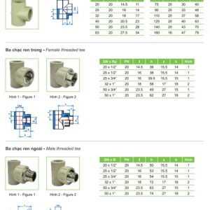 Ống nhựa và Phụ kiện PPR TIỀN PHONG