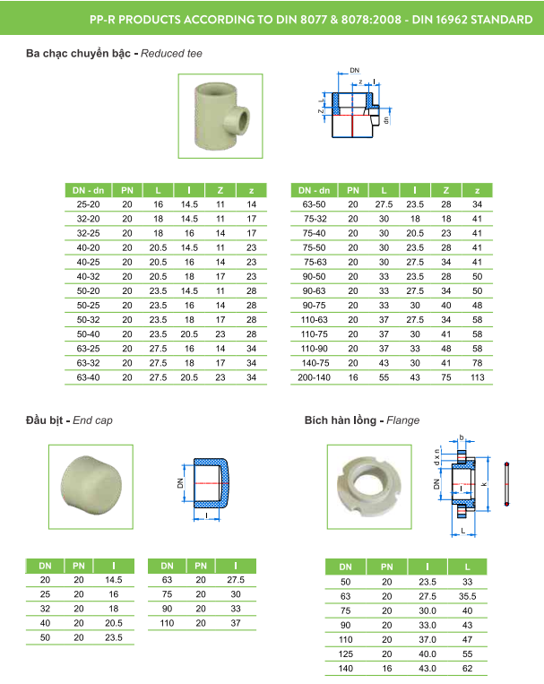 Ống nhựa và Phụ kiện PPR TIỀN PHONG