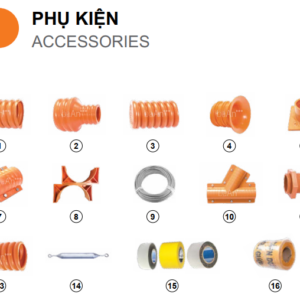 Phụ kiện ống nhựa xoắn HDPE BA AN